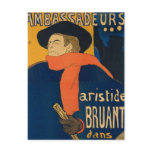 Henri Toulouse Lautrec - Aristide Bruant postcards