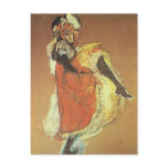 Henri Toulouse Lautrec - Jane Arvil Dancing Postcard