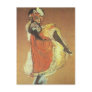 Henri Toulouse Lautrec - Jane Arvil Dancing Postcard