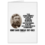 Henry David Thoreau Advance Confidently Dreams cards