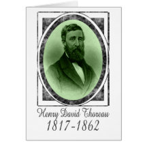 Henry David Thoreau Greeting Cards