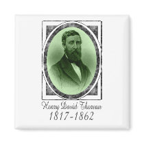 Henry David Thoreau Fridge Magnets