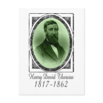 Henry David Thoreau Post Card