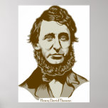 Henry David Thoreau Poster posters