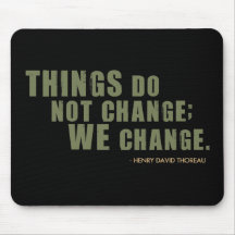 Henry David Thoreau Quote Mousepad