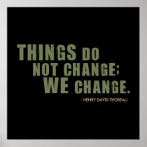 Henry David Thoreau Quote Poster