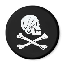 Henry Every authentic pirate flag Magnet