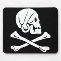 Henry Every authentic pirate flag Mouse Mat