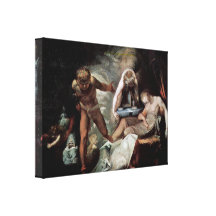 Henry Fuseli - Belindas Dream Gallery Wrapped Canvas