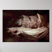 Henry Füssli - 3 Witches Wierd Sisters 1783 Women