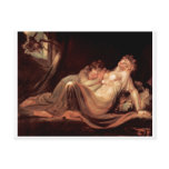 Henry Füssli Nightmare Leaves 2 Sleeping Girl 1793 postcards