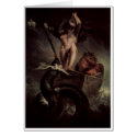 Henry Füssli Thor Fighting Mighty Worm 1788 Canvas cards