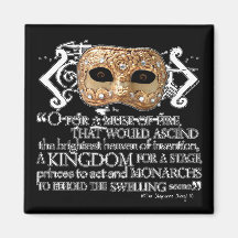 Henry V Quote Fridge Magnets