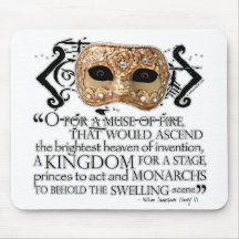 Henry V Quote Mousemat