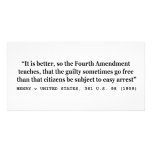 HENRY v UNITED STATES 361 US 98 1959 4th Amendment Custom Photo Card