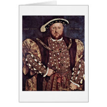 Henry Viii Of England By Hans Holbein The Younger Greeting Cards