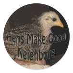 Hens make good neighbours
