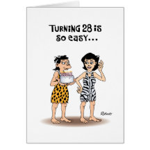Her 28th Birthday Greeting Greeting Cards