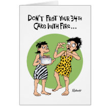 Her 34th Birthday Greeting Cards