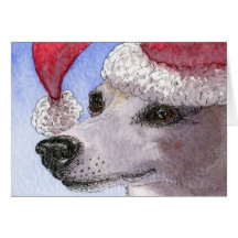 Her Holiday Hat - whippet Cards
