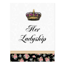 Her Ladyship Post Cards