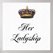 Her Ladyship Print