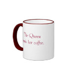 HER MAJESTY The Movie_The Queen needs her coffee Coffee Mugs