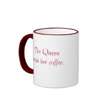 HER MAJESTY The Movie_The Queen needs her coffee Coffee Mugs