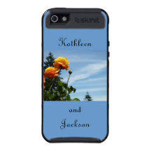 Her Name His Name Blue iPhone 5 cases Rose Sky
