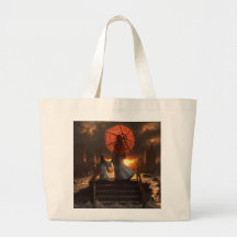 Her Silent Silhouette Tote Bag