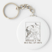 Heracles & The Bull of Crete Keychains