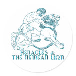 Heracles & The Nemean Lion stickers