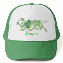 Heraldic Dragon (Green) - Hat #1