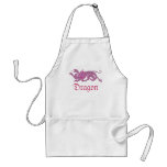 Heraldic Dragon (Pink) - Apron #2