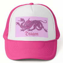 Heraldic Dragon (Pink) - Hat #2