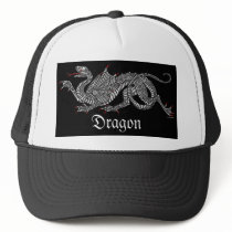 Heraldic Dragon (Silver) - Hat #2