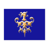 Heraldik Adler heraldry eagle Postkarte