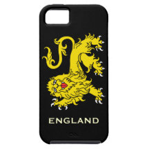Heraldry Lion Passant England iPhone 5 Case