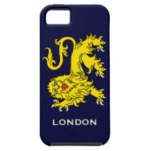 Heraldry Lion Passant London iPhone 5 Case