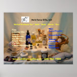 Herb Fancy Ad Poster posters