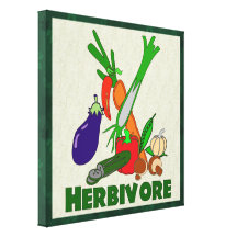 Herbivore Gallery Wrap Canvas