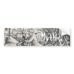 Hercules Killing The Nemean Lion bumper stickers