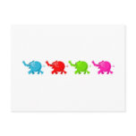 Herd of Elephants postcards