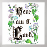 Here Am I Lord Poster