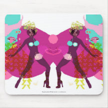 Here Come The Girls Mousepads