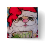 Here Comes Santa Claus buttons