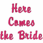 Here Comes the Bride embroidered shirts