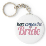 Here comes the bride keychains
