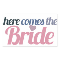 Here comes the bride