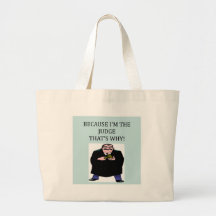 here comes the judge canvas bags